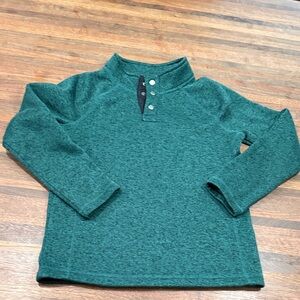 Sonoma heather green/black Kids Sweater